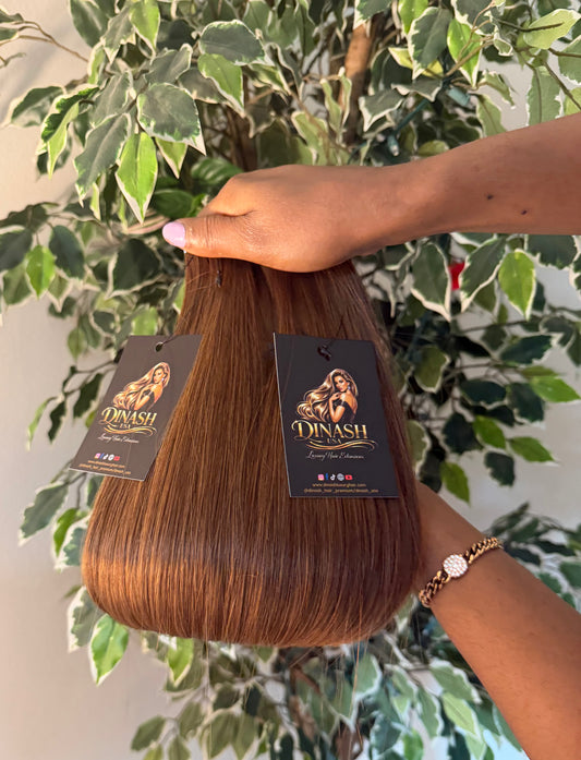 #8 Light Brown: (Tape-in) - Straight