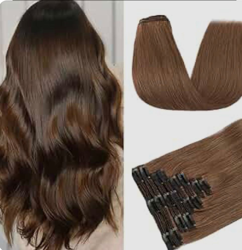 Clip in - Natural Brown