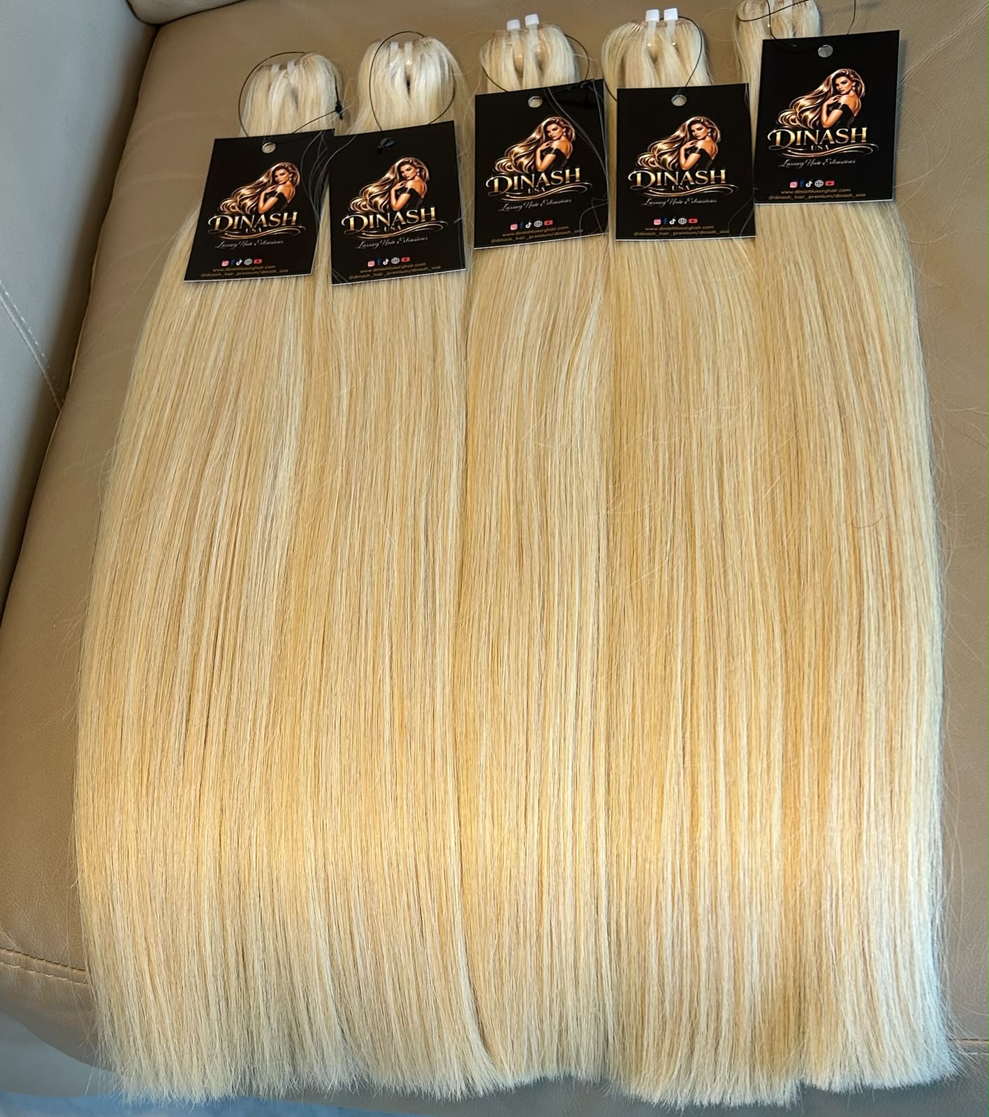 #22 Ash Blonde (Weft) - Straight