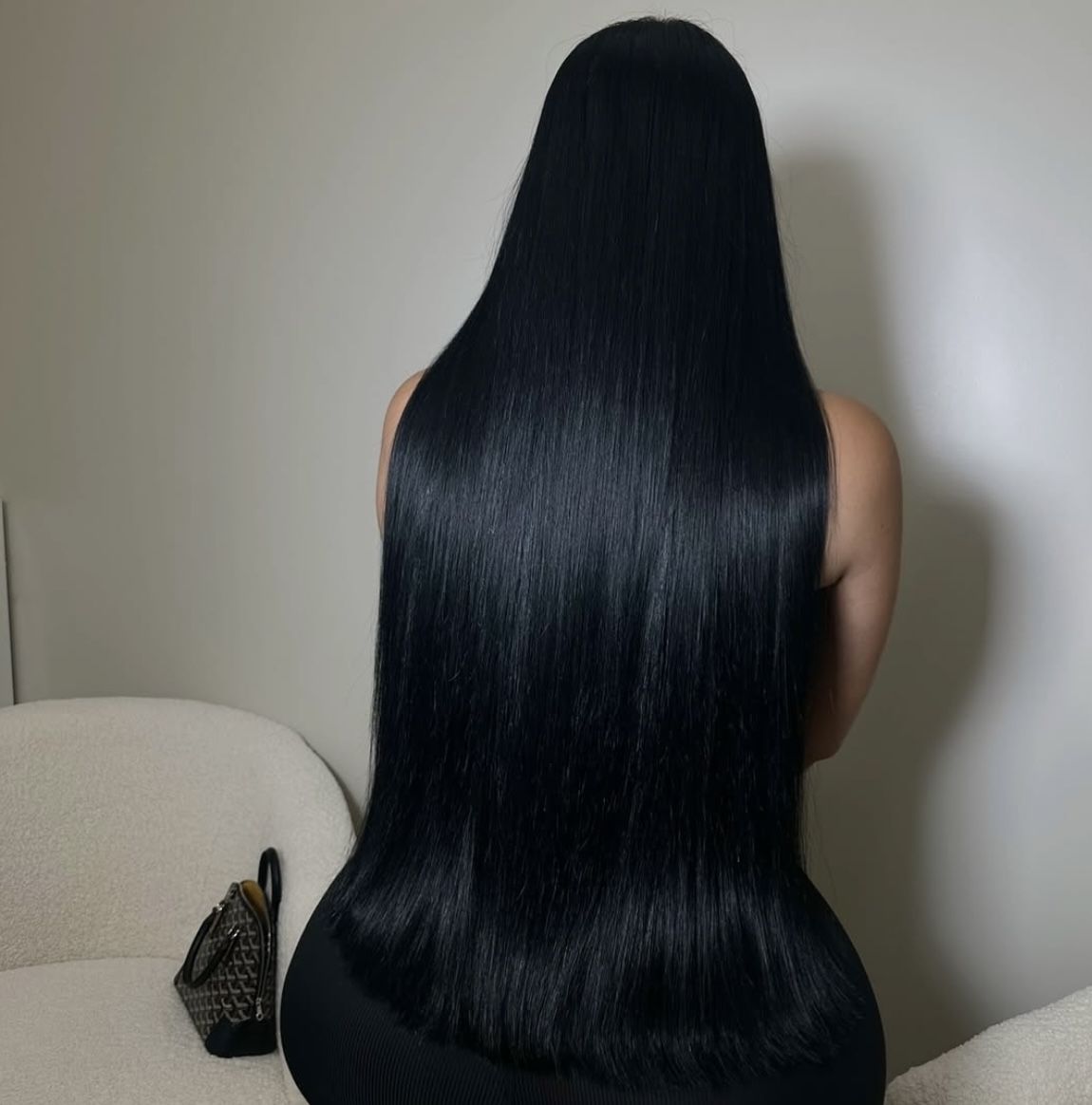 Jet Black (1B) - Tape in - Straight