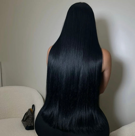 Jet Black (1B) - Tape in - Straight