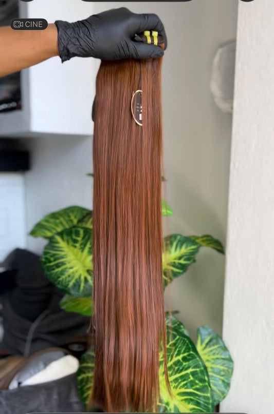 #350 Copper Brown - Straight (Weft)