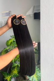 1B Natural Black - Straight (Weft)